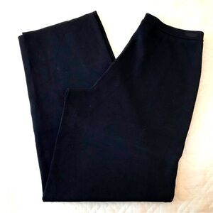 Liz Claiborne Collection Petite Navy Silk Blend Knit Pants Slacks Size P/P
